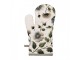 Béžová bavlněná chňapka - rukavice s květy Gently Blooming - 18*30 cm Clayre & Eef