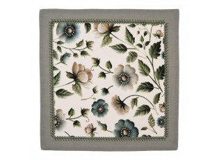 6ks béžový bavlněný ubrousek s květy Gently Blooming - 40*40 cm
