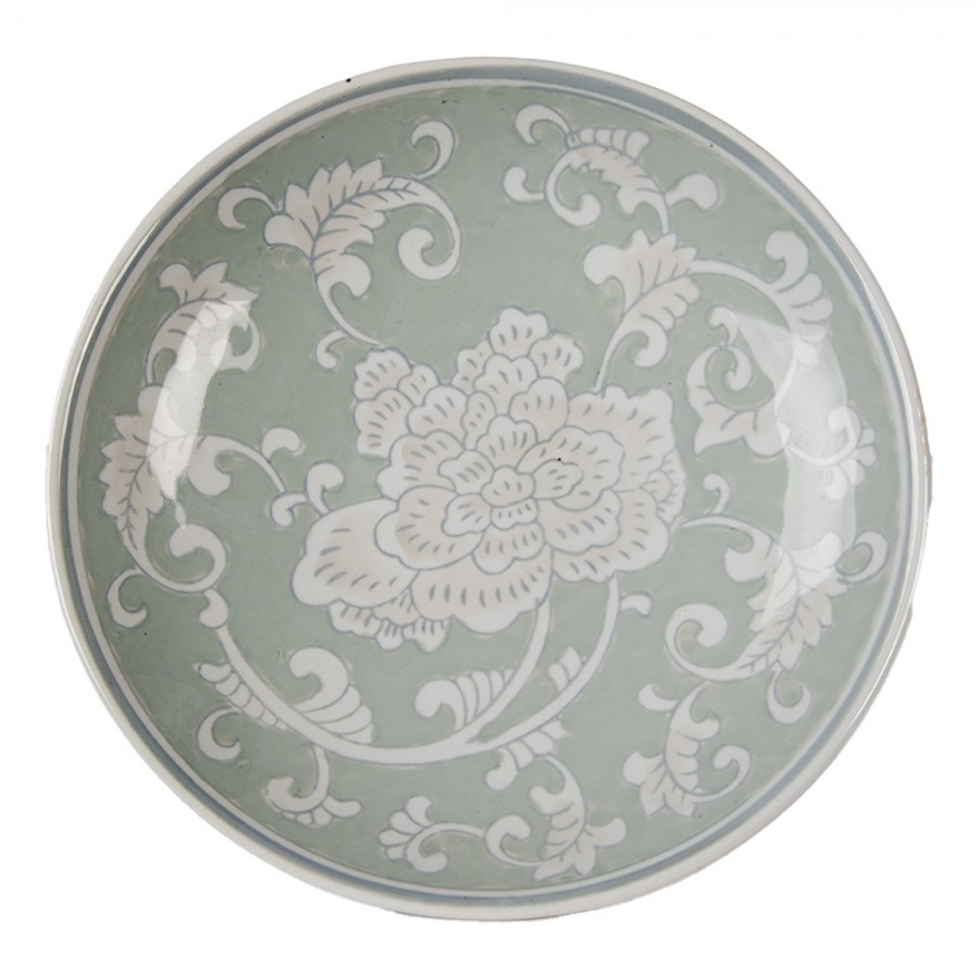Porcelánová mísa na noze Vintage Unique L - Ø 21*11 cm