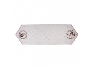 Běhoun na stůl zajíc s květy Easter Whispers Collection - 50*160 cm