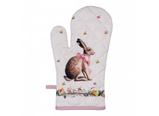Chňapka - rukavice zajíc s květy Easter Whispers Collection - 18*30 cm