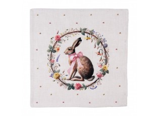 6ks ubrousek zajíc s květy Easter Whispers Collection - 40*40 cm
