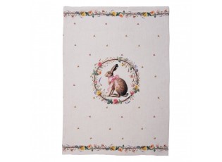 Utěrka zajíc s květy Easter Whispers Collection - 50*70 cm