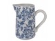 Porcelánový džbán s modrými květy Vintage Unique - 21*13*21 cm Clayre & Eef