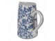 Porcelánový džbán s modrými květy Vintage Unique - 21*13*21 cm Clayre & Eef