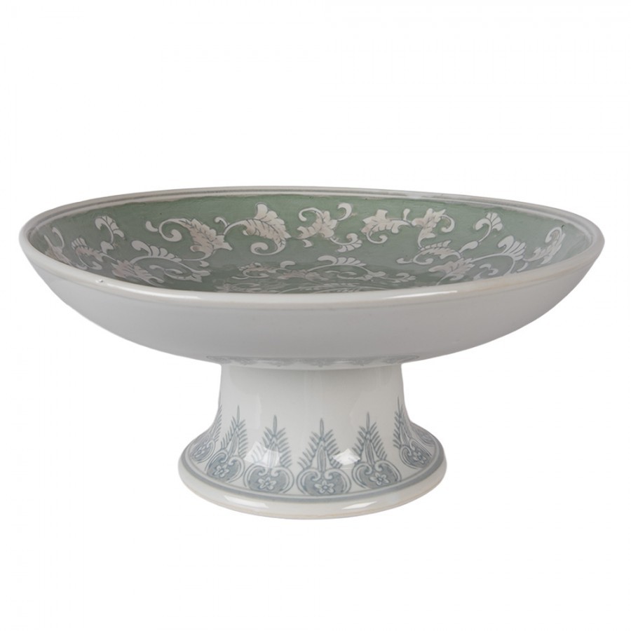 Porcelánová mísa na noze Vintage Unique M - Ø 26*13 cm