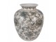 Porcelánová váza s modrými květy Vintage Unique - Ø 22*25 cm Clayre & Eef