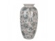 Porcelánová váza s modrými květy Vintage Unique - 19*10*38 cm Clayre & Eef