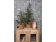 Zelený vánoční borovicový stromek v jutě a se šiškami Pine Tree - 60 cm Chic Antique