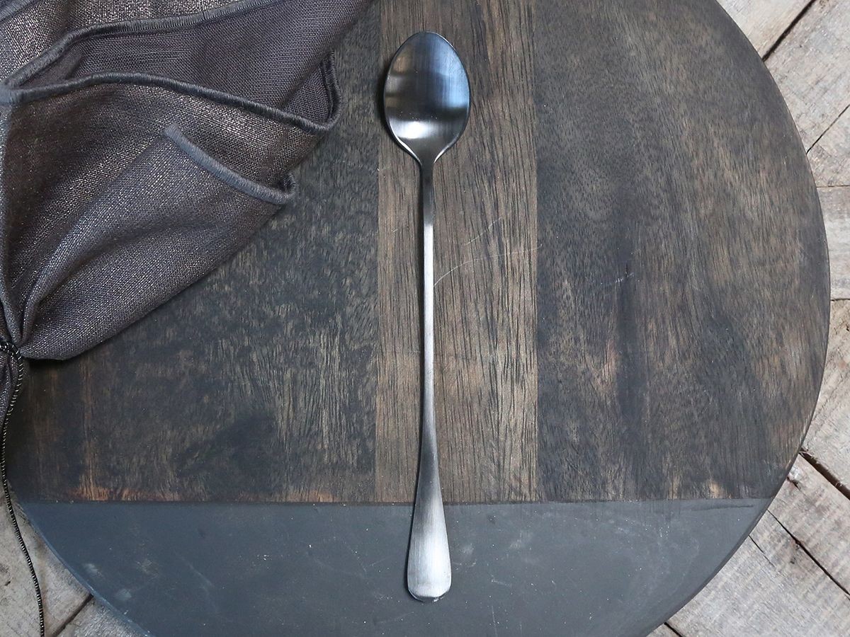Granitová antik dlouhá kovová lžička Nordique Latté - 20cm