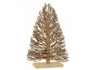Přírodní dřevěný stromek na noze Teatree Wood - 45*15*70 cm