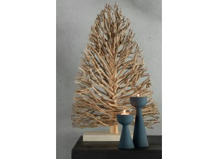 Přírodní dřevěný stromek na noze Teatree Wood - 45*15*70 cm