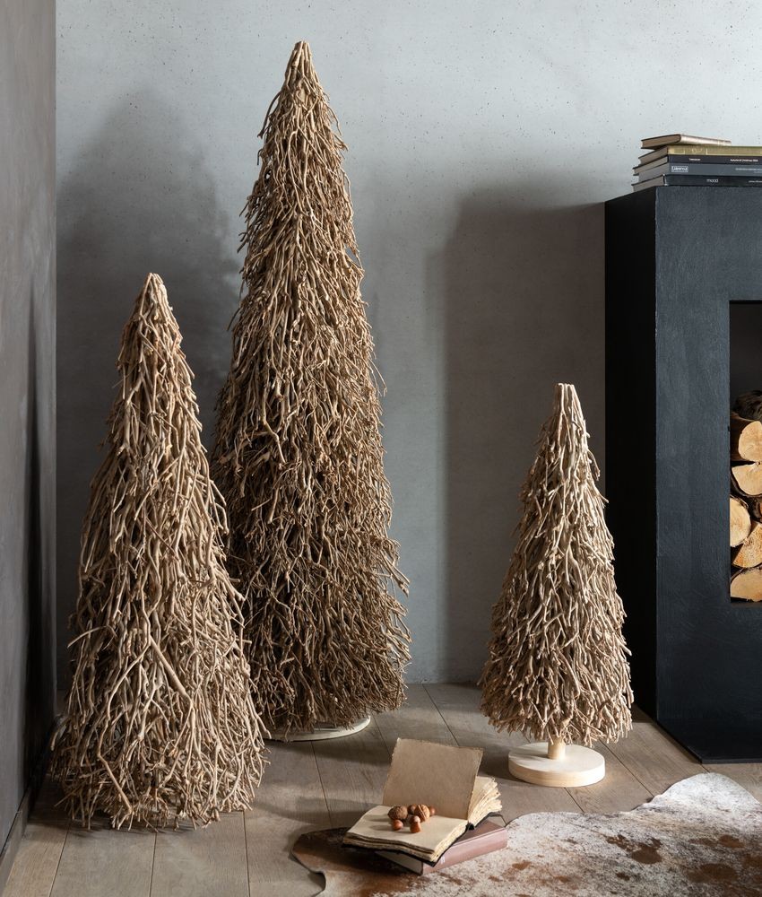 Přírodní dřevěný stromek Teatree Wood - Ø 47*120 cm