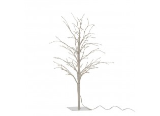Dekorace bílý svítící stromeček Tree Bare Led S - Ø 20*57 cm