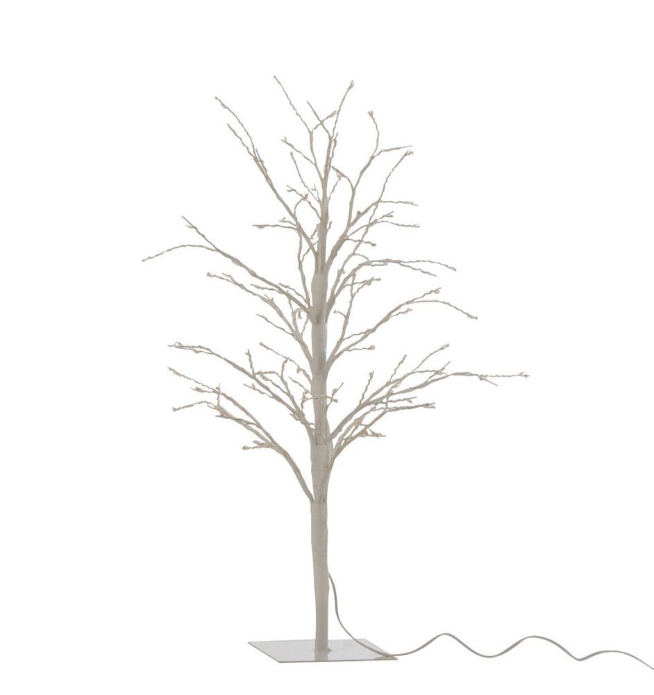 Dekorace bílý svítící stromeček Tree Bare Led S - Ø 20*57 cm