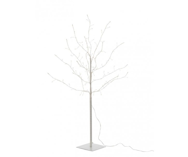 Dekorace bílý svítící stromeček Tree Bare Led M - Ø 80*100 cm J-Line by Jolipa