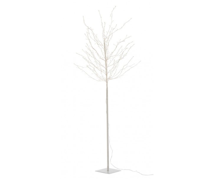 Dekorace bílý svítící stromeček Tree Bare Led L - Ø 90*180 cm J-Line by Jolipa