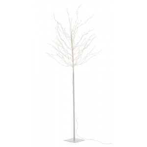 Dekorace bílý svítící stromeček Tree Bare Led L - Ø 90*180 cm