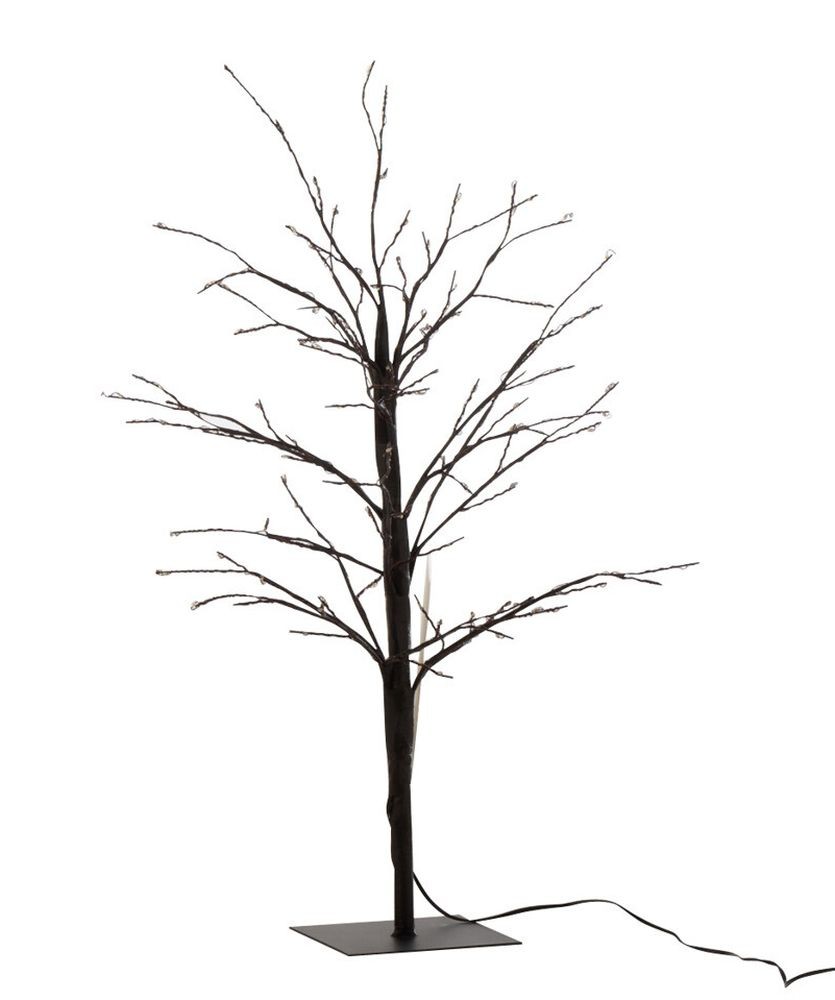Dekorace černý svítící stromeček Tree Bare Led S - Ø 20*57 cm