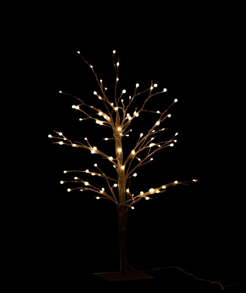 Dekorace černý svítící stromeček Tree Bare Led S - Ø 20*57 cm
