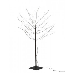 Dekorace černý svítící stromeček Tree Bare Led M - Ø 80*100 cm