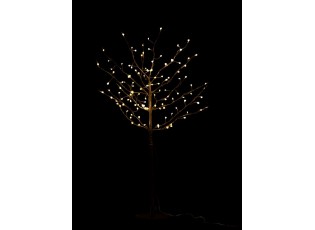 Dekorace černý svítící stromeček Tree Bare Led M - Ø 80*100 cm