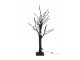 Dekorace černý svítící stromek Tree Bare Led glitt - 53*48*92 cm J-Line by Jolipa