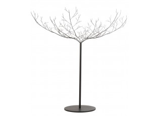 Černý veliký kovový dekorační strom Tree Black - 255*255*250 cm