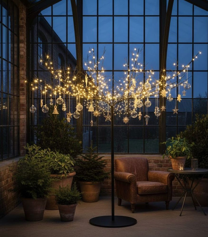 Černý veliký kovový dekorační strom Tree Black - 255*255*250 cm J-Line by Jolipa Černý veliký kovový dekorační strom Tree Black - 255*255*250 cm J-Line by Jolipa