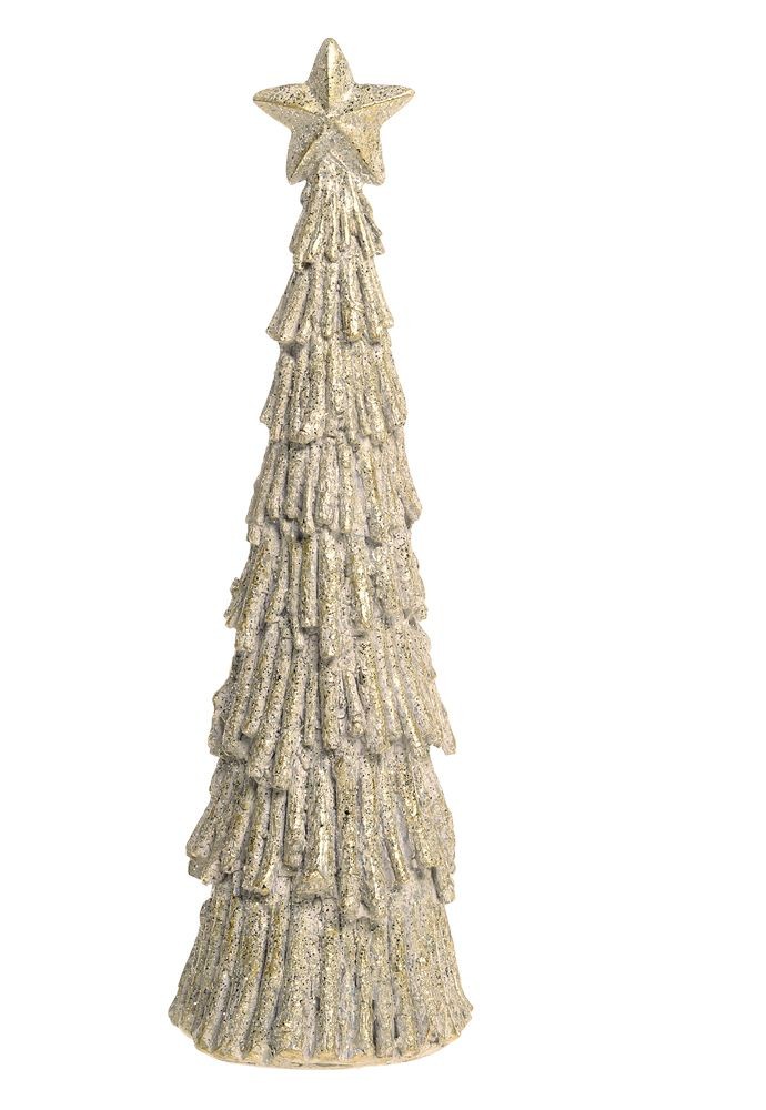 Třpytivý dekorační vánoční stromek Tree Verte - Ø 9*28 cm