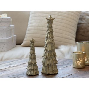 Třpytivý dekorační vánoční stromek Tree Verte - Ø 9*28 cm
