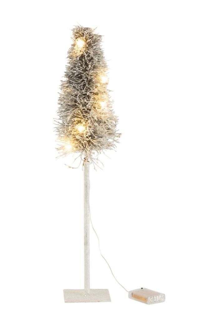 Levně Vánoční zasněžený stromek s Led světýlky Branch M - 13*13*58 cm 17080