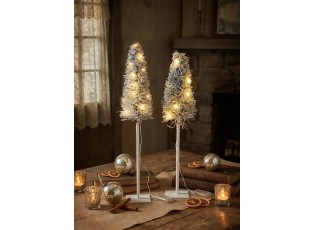 Vánoční zasněžený stromek s Led světýlky Branch L - 15*15*79cm