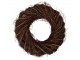 Přírodní hnědý proutěný věnec Woodly XS - Ø 30*8cm Clayre & Eef