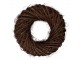 Přírodní hnědý proutěný věnec Woodly XL - Ø 50*13 cm Clayre & Eef