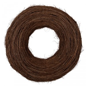 Přírodní hnědý proutěný jilmový věnec Elm XL - Ø 80*22 cm