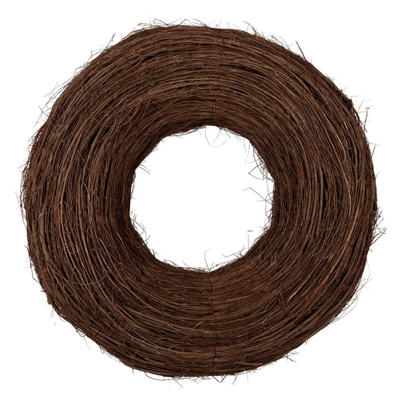 Přírodní hnědý proutěný jilmový věnec Elm XL - Ø 80*22 cm