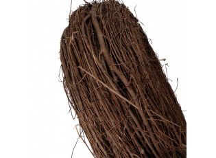 Přírodní hnědý proutěný jilmový věnec Elm L - Ø 60*18 cm