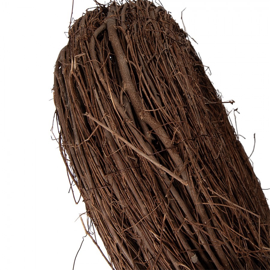 Přírodní hnědý proutěný jilmový věnec Elm L - Ø 60*18 cm