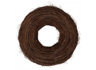 Přírodní hnědý proutěný jilmový věnec Elm L - Ø 60*18 cm