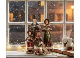 Vánoční sbor Christmas Choir - 13*13*34/11*12*31/13*8*21/8*8*20 cm