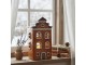 Cihlový domek svícen na čajovou svíčku Homely - 20*15*34 cm Clayre & Eef