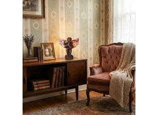 Stolní lampa Tiffany Ange - 33*21*33 cm E14/max 2*25W