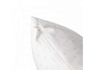 Béžový povlak na polštář s jezevčíky a srdíčkem - 45*45cm