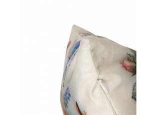 Béžový povlak na polštář se slepičkou a kuřátky - 45*45cm