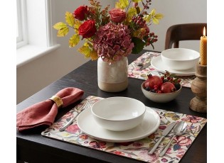 4ks pevné korkové prostírání s květy Flowers - 30*40*0,4cm