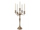 Champagne zlatý 5-ti ramenný kovový svícen Goldmy - Ø 35*63 cm J-Line by Jolipa