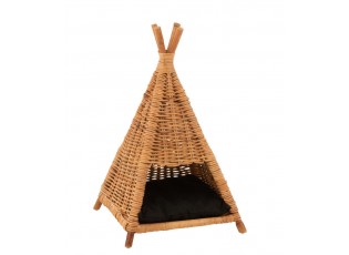 Ratanový pelíšek Miauw Miauw pro kočku - 45*45*72 cm