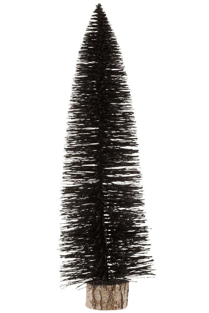 Levně Černý třpytivý stromek Tree black XL - Ø 20*60 cm 17626