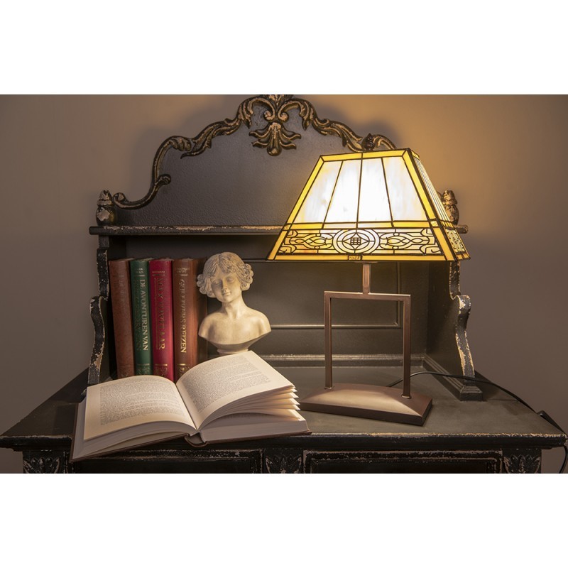 Stolní Tiffany lampa - 28*20*46 cm E27/max 1*40W